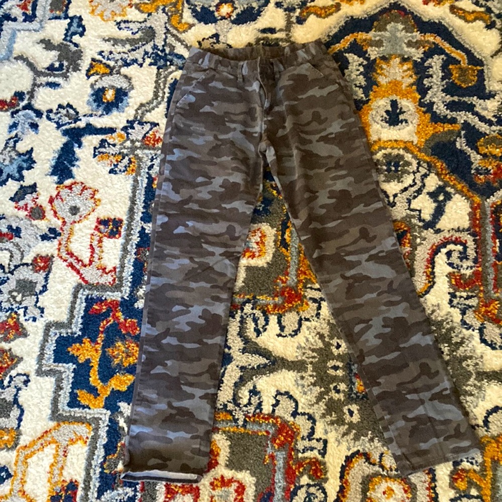 Mid rise army pants